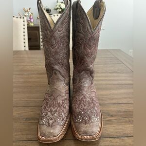 Corral Heeled Western Boots Size 8 Nice Condition